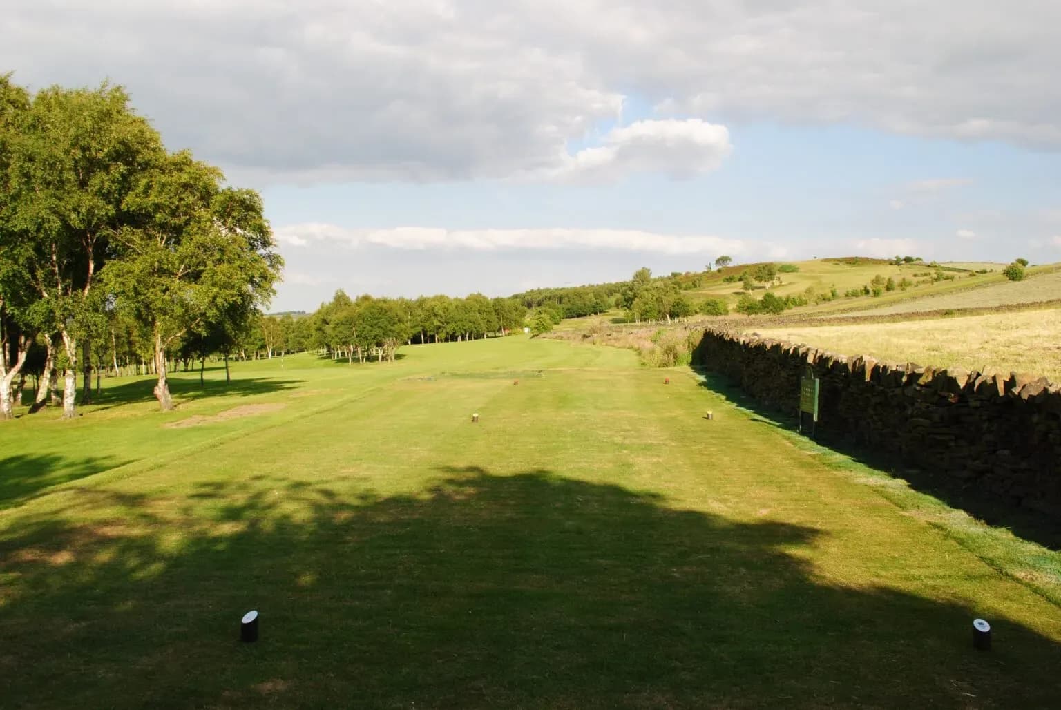 The 15th tee at Stocksbridge Golf Club