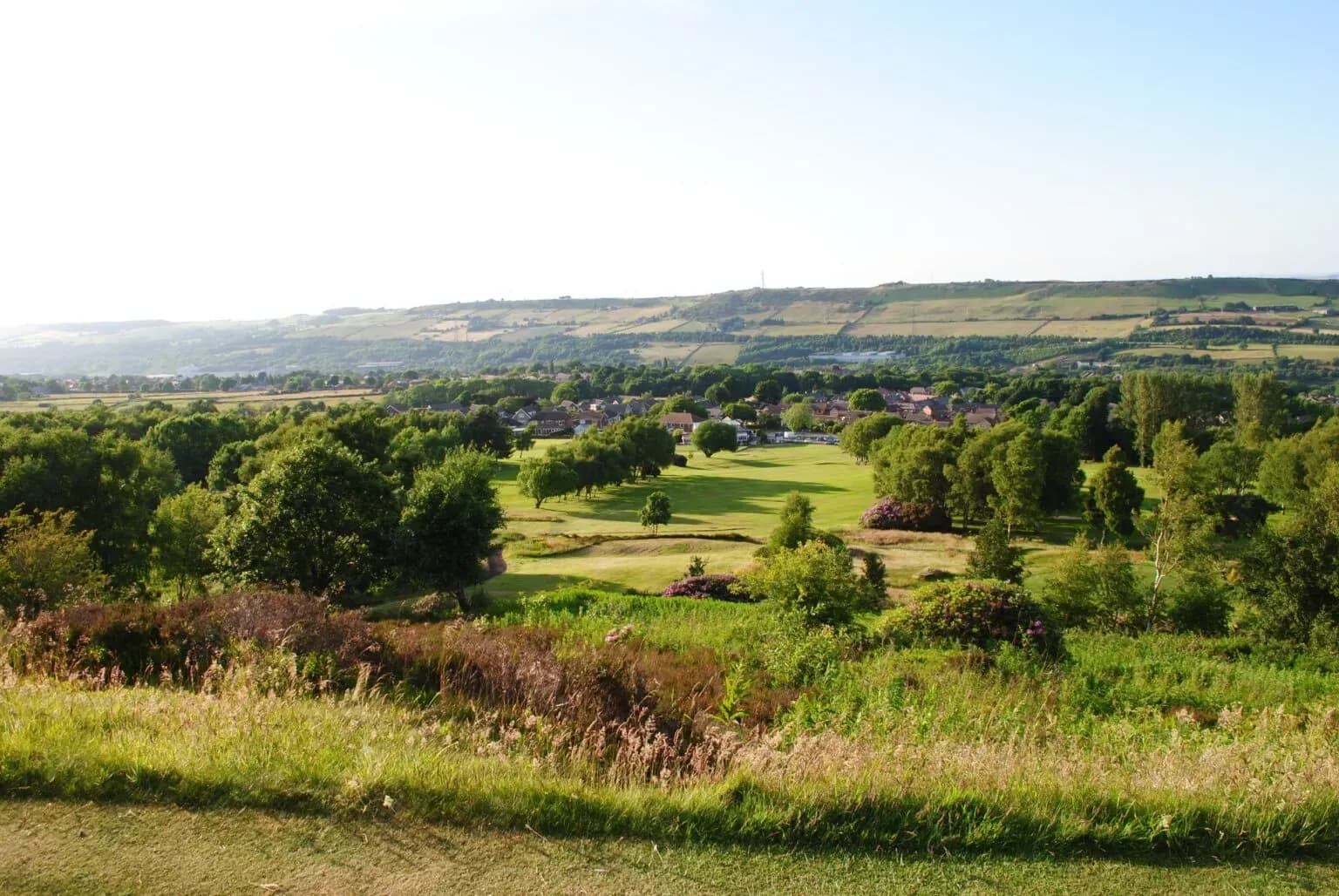 The 18th tee at Stocksbridge Golf Club