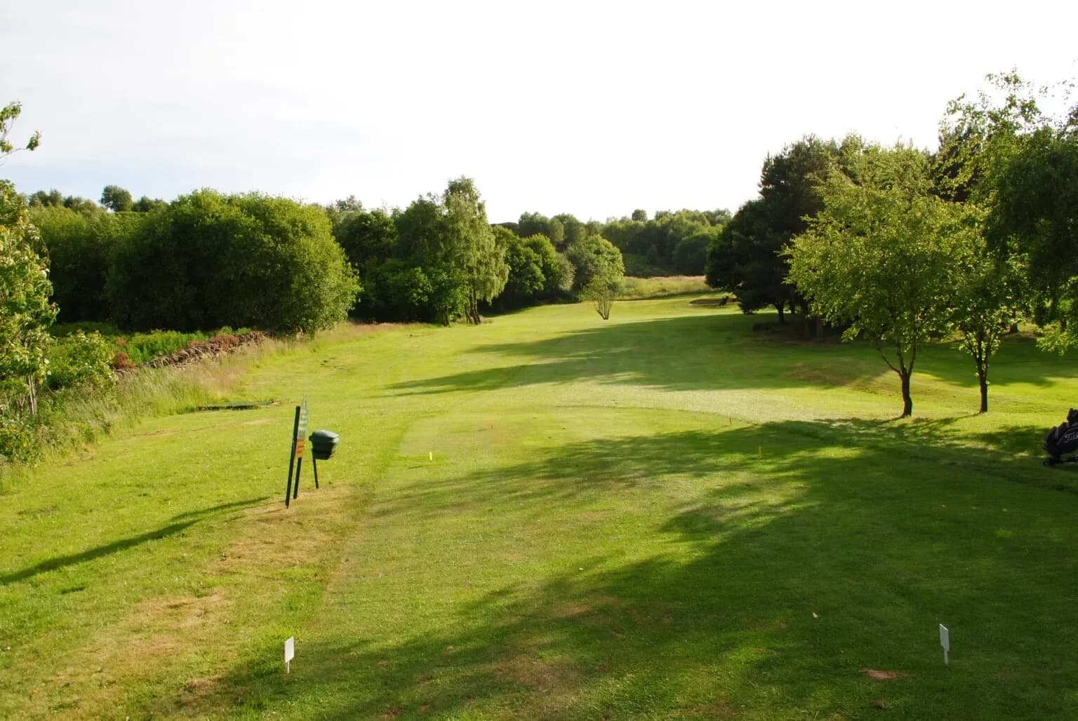 The 6th tee at Stocksbridge Golf Club
