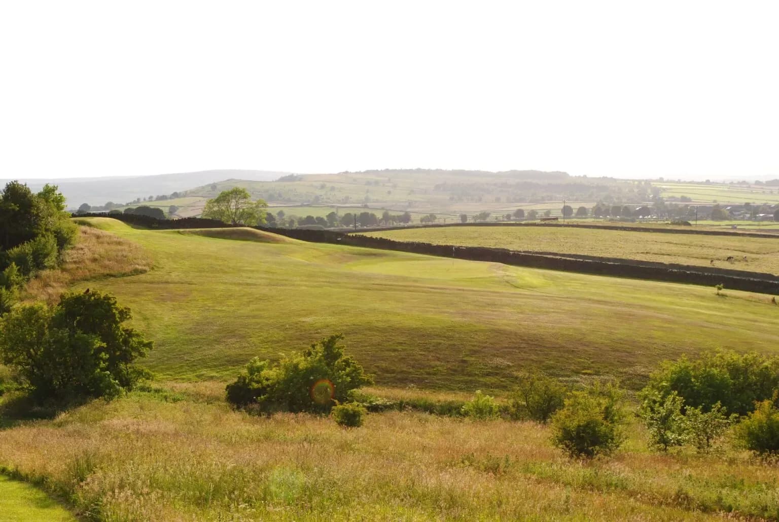 Looking back at the 10th at Stocksbridge Golf Club