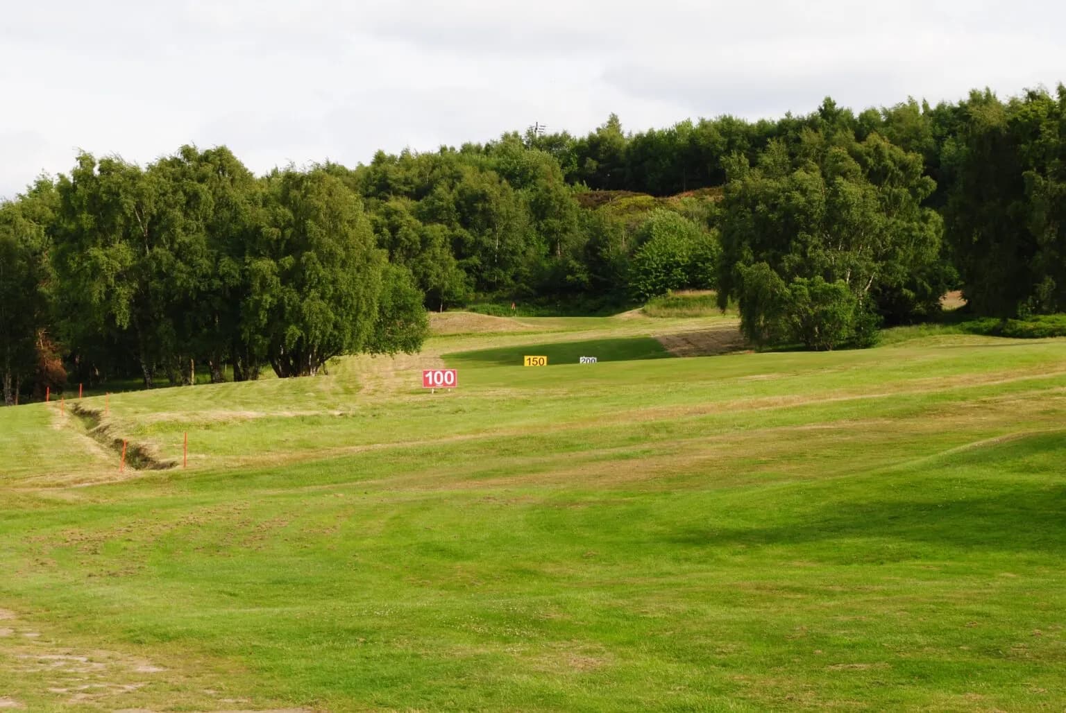 The practice area at Stocksbridge Golf Club